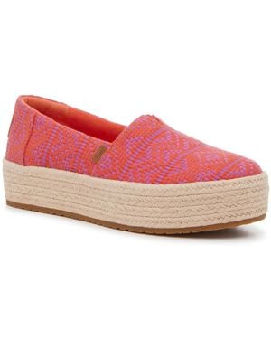 TOMS Valencia Espadrille Slipon - Red