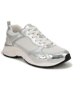 Naturalizer Wide Width Zoie Sneaker - White