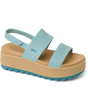 Reef Water Vista Higher Platform Sandal - Blue