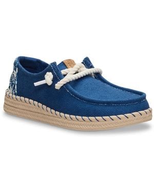 HEYDUDE Wendy Espadrille Slipon - Blue