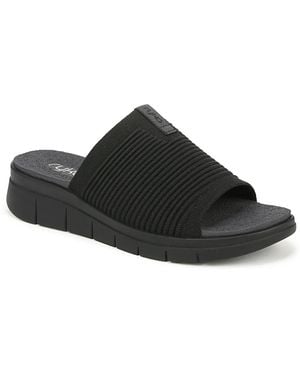 Ryka Wide Width Epic Wedge Sandal - Black