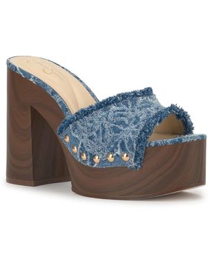 Jessica Simpson Cezia Platform Sandal - Blue