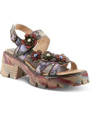 L'ARTISTE Macha Platform Sandal - Black