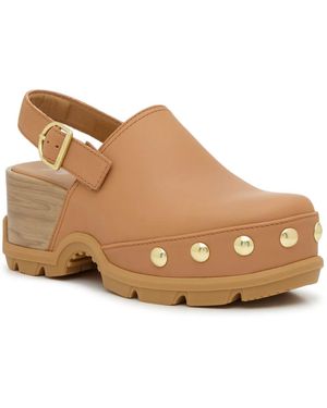 Sorel Roamn Platform Clog - Brown