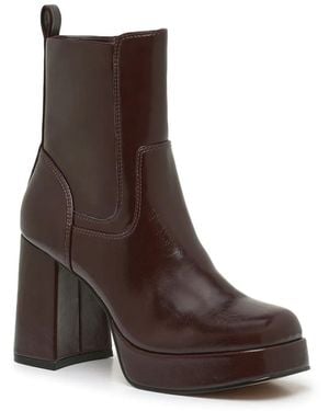 Steve Madden Bader Platform Bootie - Brown