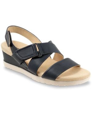 Softwalk Novi Wedge Sandal - Blue