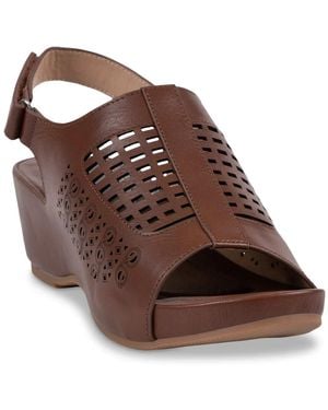 Good Choice Mahina Wedge Sandal - Brown