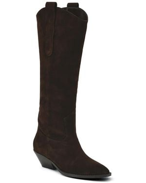 Nine West Asken Cowboy Boot - Black