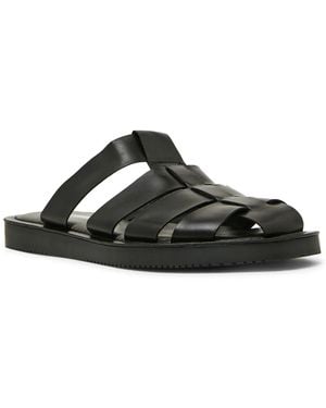 Steve Madden Mens Banner Fisherman Sandal - Black