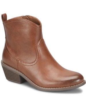 EuroSoft Abbie Western Bootie - Brown