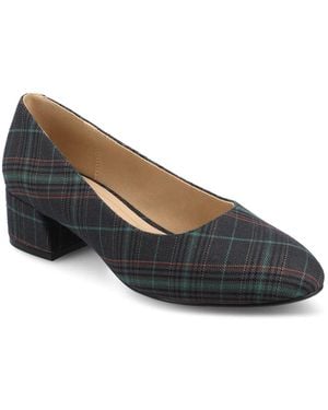 Journee Collection Saarii Pump - Blue