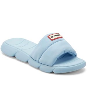 HUNTER Coast Slide Sandal - Blue