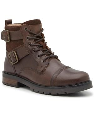 Crown Vintage Crishean Cap Buckle Boot - Brown