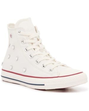 Converse Chuck Taylor All Star Hearts Hightop Sneaker - White