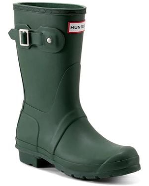 HUNTER Original Short Matte Rain Boot - Green