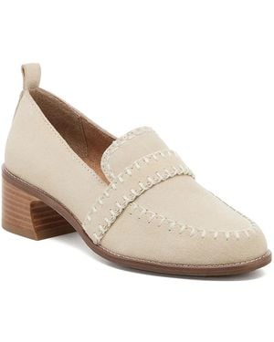 Kelsi Dagger Brooklyn Halo Loafer Pump - White