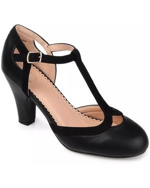 Journee Collection Olina Pump - Black