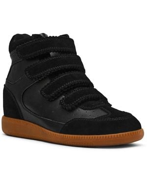 Steve Madden Mustang Wedge Sneaker - Black