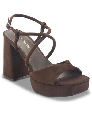 Marc Fisher Glady Platform Sandal - Black