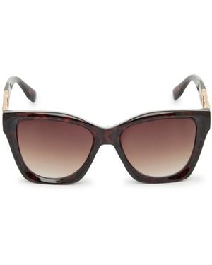 Jessica Simpson Linked Cat Eye Sunglasses - Brown