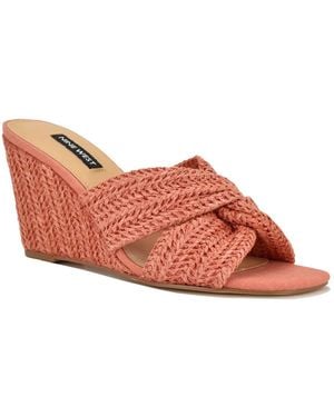 Nine West Nejia Wedge Sandal - Red