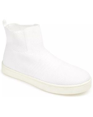 Journee Collection Kody Slipon Sneaker - White