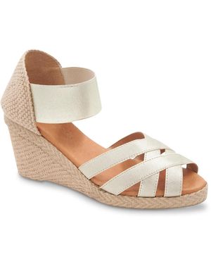 Andre Assous Adin Espadrille Wedge Sandal - White