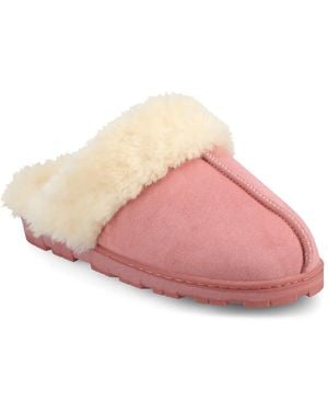 Journee Collection Kalli Clog Slipper - Pink
