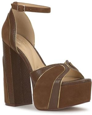 Jessica Simpson Avele Platform Sandal - Brown