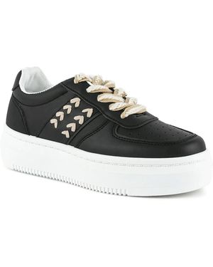 LONDON RAG Monigue Platform Sneaker - Black