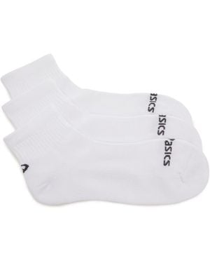 Asics Cushion Quarter Socks 3 Pack - White