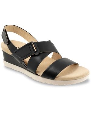 Softwalk Novi Wedge Sandal - Black
