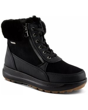 Flexus by Spring Step Burrell Waterproof Snow Boot - Black