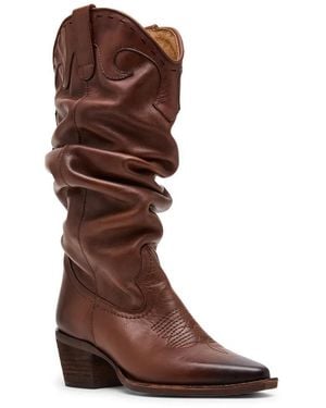 Steve Madden Stage Cowboy Boot - Brown