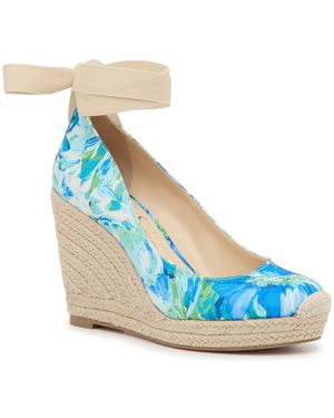 Jessica Simpson Ziven Espadrille Wedge Pump - Blue