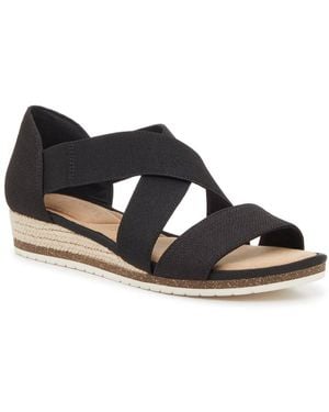 Kelly & Katie Veeno Espadrille Wedge Sandal - Black