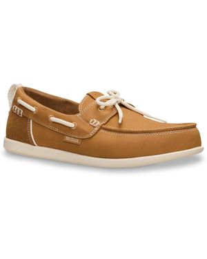 HEYDUDE Harbor Breeze Lo Classic Boat Shoe - Brown