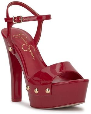 Jessica Simpson Calenta Platform Sandal - Red