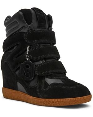 Steve Madden Mavis Wedge Sneaker - Black