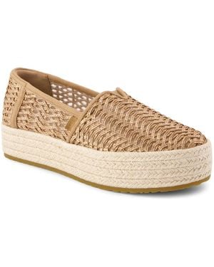 TOMS Valencia Espadrille Platform Slipon - Natural