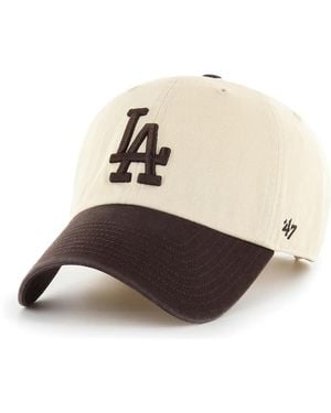 '47 Los Angeles Dodgers Clean Up Baseball Cap - Black