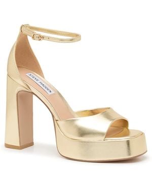 Steve Madden Kirah Platform Sandal - White