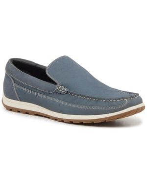 Hush Puppies Wide Width Emmet Loafer - Blue