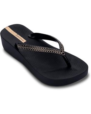 Ipanema Mesh Xi Wedge Flip Flop - Blue