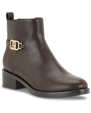 Tommy Hilfiger Kameny Riding Bootie - Black
