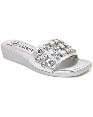 Ninety Union Seaside Wedge Sandal - White