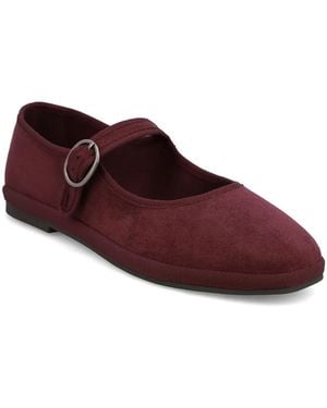 MIA Miluna Mary Jane Flat - Red