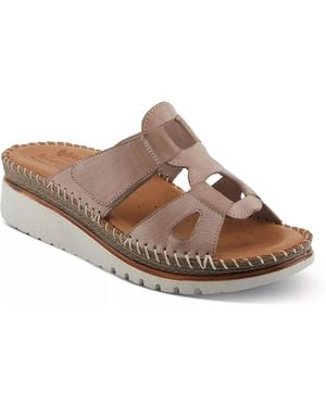 Spring Step Montera Wedge Sandal - Brown