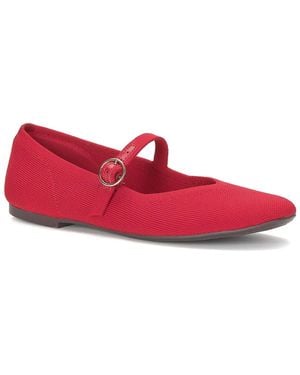 Kelly & Katie Tajah Mary Jane Flat - Red