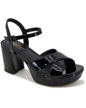 Kenneth Cole Reeva Platform Sandal - Black